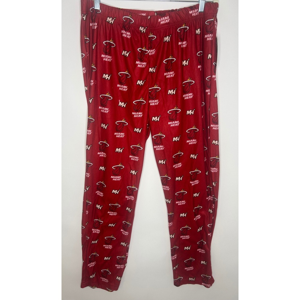 NBA Miami Heat Sleepwear Pants Men Large Red NWT